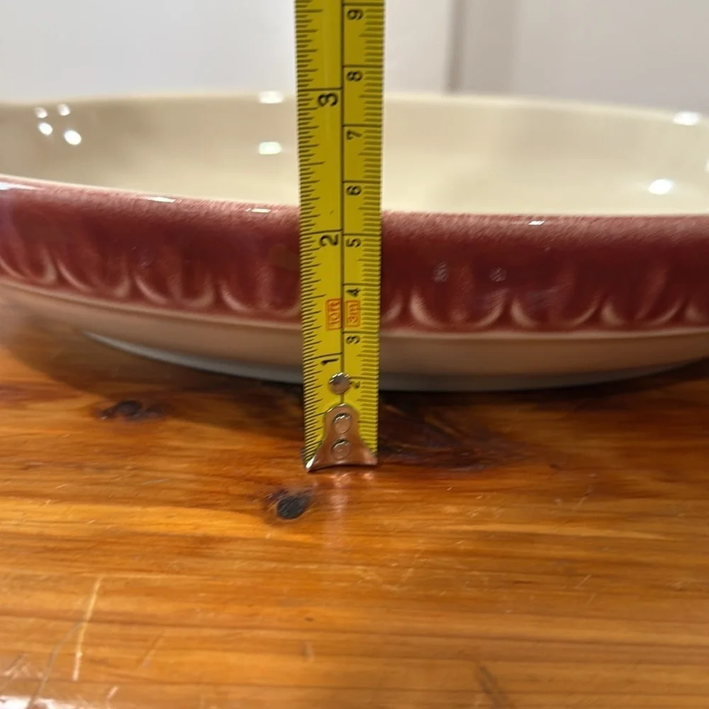 Longaberger American Craft Originals Oval Baker - Paprika